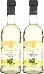 ^i Colavita Aged White Wine Vinegar, Special, 17 Fl Oz (Pack of 2) bb 03/2026 - Picture 1 of 4