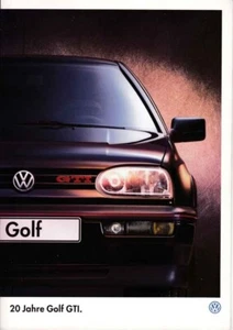 Catalogue Brochure VW Golf GTI 20 Jahre 04/1996 Allemagne / Deutschland - Foto 1 di 2