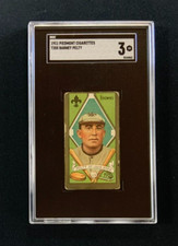 1911 T205 Piedmont Back Baseball Card Barney Pelty Graded SGC 3 Browns