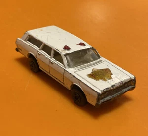 Vintage 1971 Matchbox Lesney No 55 Mercury Police Car Station Wagon Rare Old + - Picture 1 of 7