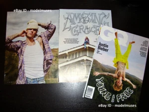 ARTÍCULO EDITORIAL DE 16 páginas Justin Bieber 'Amazing Grace' + portada GQ EE. UU. mayo 2021 - Imagen 1 de 1