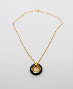 Carrera y Carrera Granada 18K Oro Amarillo y Negro Onix Colgante, 10076404 - Imagen 1 de 2