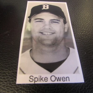 ORIGINAL - SPIKE OWEN - BOSTON RED SOX - SUPER GLOSS PRESS PHOTO - VG - Picture 1 of 1