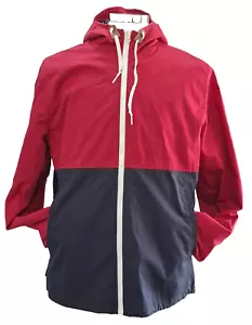 Element Wolfeboro Collection Mens Full Zip Jacket Large Red Hooded Free Postage - Picture 1 of 7