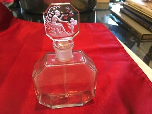 Vintage 30er Jahre Molinelle Parfum Flakon mit Stopfen / Dauber ~ neuwertig - Bild 1 von 12