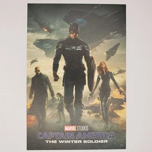 Marvel Captain America Der Winter Soldat Postkarte MCU Black Widow Nick Fury - Bild 1 von 2
