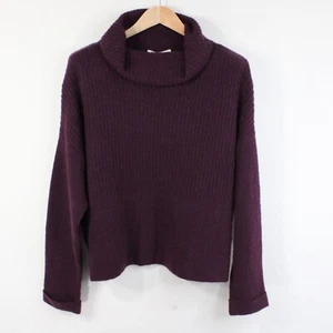 Tommy Bahama Funnel Neck Pullover Sweater Rum Berry Retail $138 - Picture 1 of 11