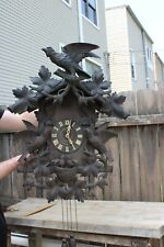 antique German black forest very large size cuckoo clock
