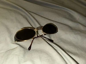 Vintage Tura Mod Eyeglasses Sunglasses Gold 846 gld 52 22 Italy - Picture 1 of 12