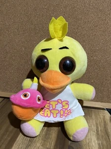 BIG BOOTLEG FIVE NIGHTS AT FREDDYS FNAF CHICA w APRON & CUPCAKE PLUSH 11” FIGURE - Bild 1 von 6