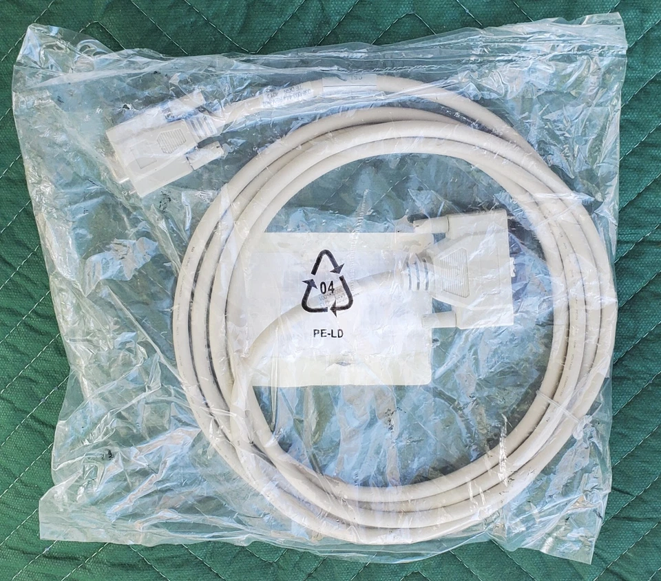 NEW DELL/EMC 038-003-444-A02 DB25(M)/DB9(F) Serial Modem Cable 10ft Sealed Bag - Image 1 of 1