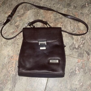 Palio Leder Umhängetasche Schultertasche mit integrierten Brieftaschen und Henkel - Bild 1 von 4