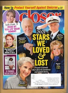 Closer Magazine Jan 10 2022-Stars Lost in 2021-Gavin MacLeod,Markie Post & More - Picture 1 of 1