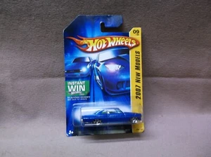 HOT WHEELS 2007 #9 BLUE 1966 CHEVROLET 67 CHEVY II NOVA DUECE HOT ROD MUSCLE - Picture 1 of 3