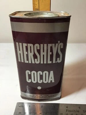 VINTAGE Hershey's Cocoa One Pound Tin - Image 1 of 4