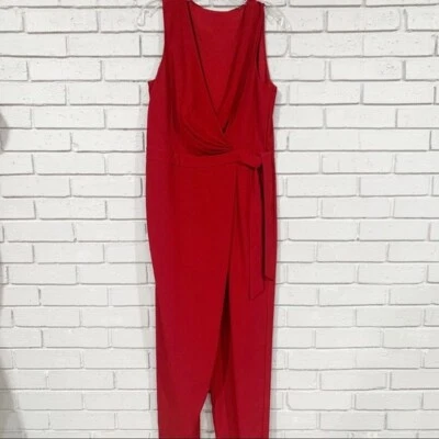 Diane von Furstenberg Cordia Red Desire Jumpsuit - Size 6  - Image 1 of 4