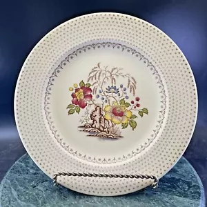 Royal China Inc. Chippendale Blumenmuster 10 Zoll Speiseteller - Bild 1 von 10