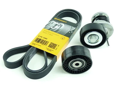 CONTI 6PK1580 Keilrippenriemen +Spannarm Umlenkrolle Seat Audi A4 A5 A6 Q 2.0TDI - Bild 1 von 4