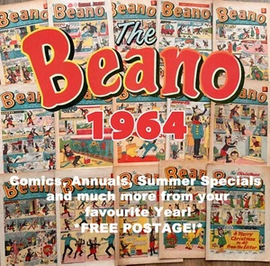 Beano Comics, jährlich, Sommer-Special von 1964 #1120 - 1171 Wählen Sie Ihre Ausgabe - Bild 1 von 92