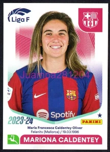 MARIONA CALDENTEY #58 FC BARCELONA CROMO LIGA F 2023-24 FEMENINA PANINI 23/24 - Imagen 1 de 2