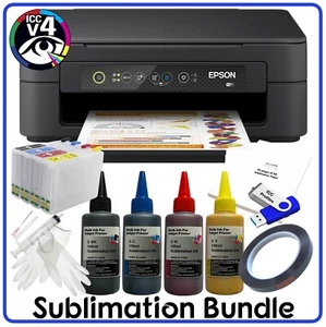 Sublimation Bundle: Epson XP-2200 + non-oem Ink, ARC Cartridges, ICC & Paper - Picture 1 of 12