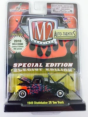 M2 MACHINE MILEZONE 1949 STUDEBAKER TOW TRUCK LIMITED TO 492 PIECES! 99%! - Image 1 of 4