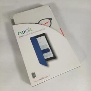 Nook Tablet 7 Book Cover With Tab Book Smart Glasses MSRP $22+ - Picture 1 of 4