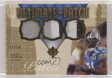 2009 Upper Deck Ultimate Collection /50 Calvin Johnson #U-19 Patch HOF
