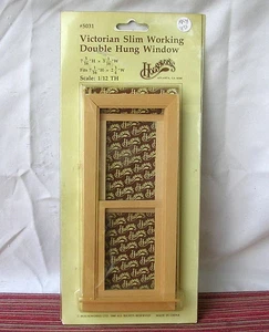 HOUSEWORKS #5031 VICTORIAN SLIM WORKING WINDOW Dollhouse Miniature 1/12 Scale