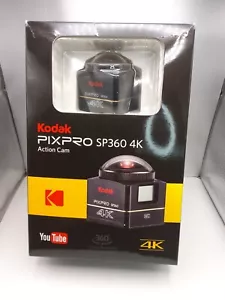 Kodak PIXPRO SP360 4K Action Camera with Accessories in Black (A191) - Picture 1 of 12