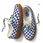 Vans Authentic Checkerboard Skate Shoe - True Blue / White  Size 5.5