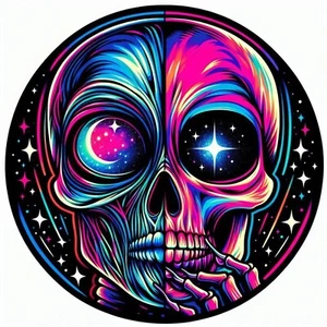 Alien Decal,  Waterproof Vinyl Sticker, UV resistant Decal - Picture 1 of 12