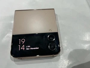 Samsung Galaxy Z Flip 4 SM-F721B - 128GB - Pink Gold (Unlocked) - Low Price - Afbeelding 1 van 5