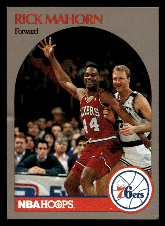 1991 Hoops 100 Superstars Rick Mahorn #74 Philadelphia 76ers - Image 1 of 2