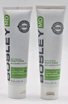 2 BOSLEY MD Rejuvenating Scalp Scrub w/ Bamboo Charcoal 59ml/2oz Mini Travel Sz - Image 1 of 3