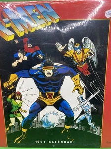 X-Men 1991 Calendar 12x12 FREE SHIPPING rare collectible NEW E5 - Picture 1 of 7