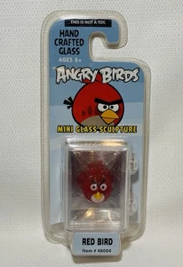 Angry Birds Limited Edition Red Bird Mini Glas Skulptur Handarbeit #48004 - Bild 1 von 6