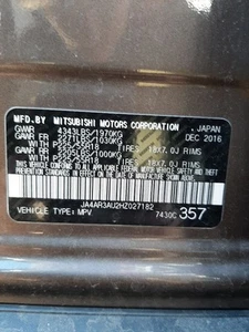 Rear Bumper Reinforcement Fits 11-20 OUTLANDER SPORT 927635 - Picture 1 of 12