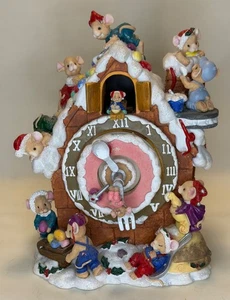 VINTAGE SAN FRANCISCO SPIELUHR MAUS „UHR“ - SPIELT „HOLLY JOLLY CHRISTMAS“ - Bild 1 von 11
