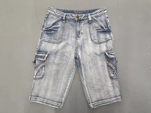 Pantalones Cortos Carga Denim Vintage Zco Premium, Talla 12, Excelente Estado - Imagen 1 de 9