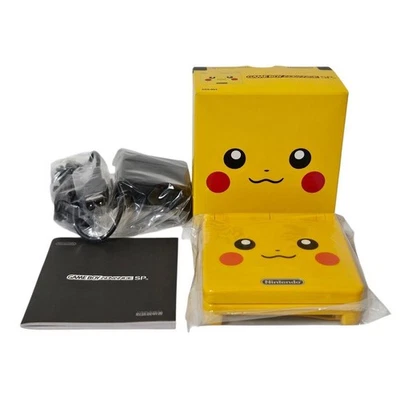 Nintendo Game Boy Advance SP Pikachu Edition Console pokemon center from japan - Photo 1/4