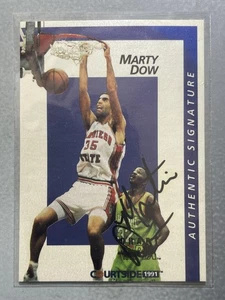 1991 Courtside #16 Marty Dow Autogramme - Bild 1 von 2