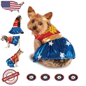 DC Comics Wonder Woman Haustierkostüm Hund Katze Medium offiziell lizenziert - Bild 1 von 12