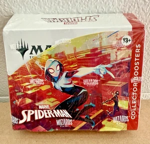 Magic: The Gathering Marvel Spider-Man Collector Booster Box (12 Packs) In Hand - Picture 1 of 8
