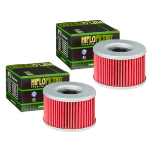 FITS HONDA CM400 T-B,C,D Chopper 1981 1982 1983 HIFLO OIL FILTER HF111 x2 - Picture 1 of 2