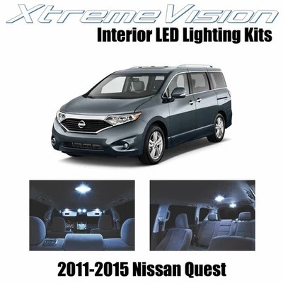 XtremeVision Interior LED for Nissan Quest 2011-2015 (8 PCS) Cool White - Image 1 of 4