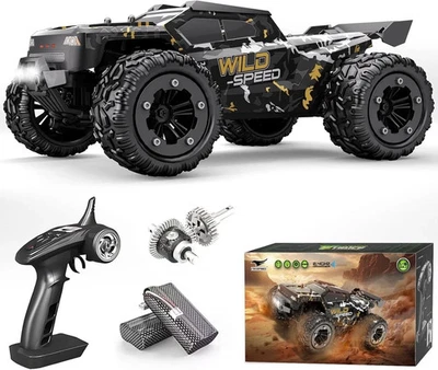 1/14 Brushless RC Cars for Adults Fast 60+ mph, RC Trucks 4x4 Offroad - Image 1 of 4