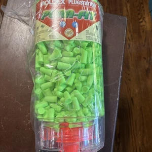 Moldex 6845 Pura-Fit PlugStation SparkPlugs Foam Polyurethane Earplugs (500/Box) - Picture 1 of 24