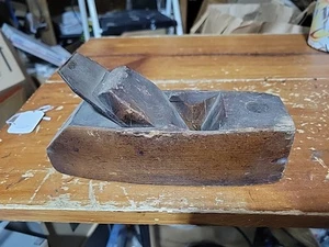 A. Howland& Co NY Plane Antique Wood Plane w/ iron Blade 8.5inch - Picture 1 of 6