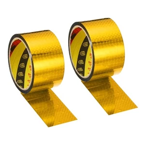 Prism Tape 2 Inch x 32.8 Yards, 2 Pack Holographic Metalized Reflective Self ... - Picture 1 of 5